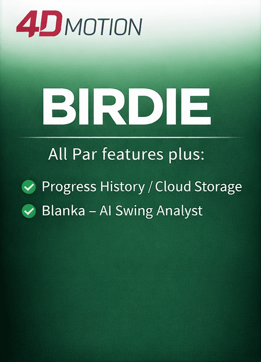 Birdie Package (Annual) - 4D Motion Sports